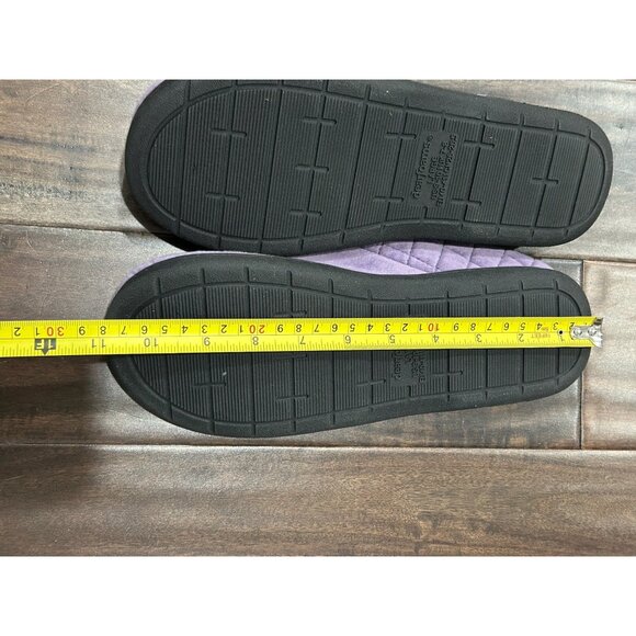 Dearfoams NWT Quilted Purple Womens Slippers SZ Large - Picture 8 of 10